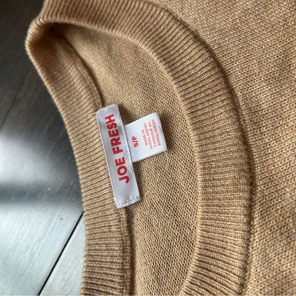 Cashmere and Cotton Blend Nude Sweater - Picture 4 of 6